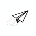 Paper plane icon — forward emails to trigger automated actions